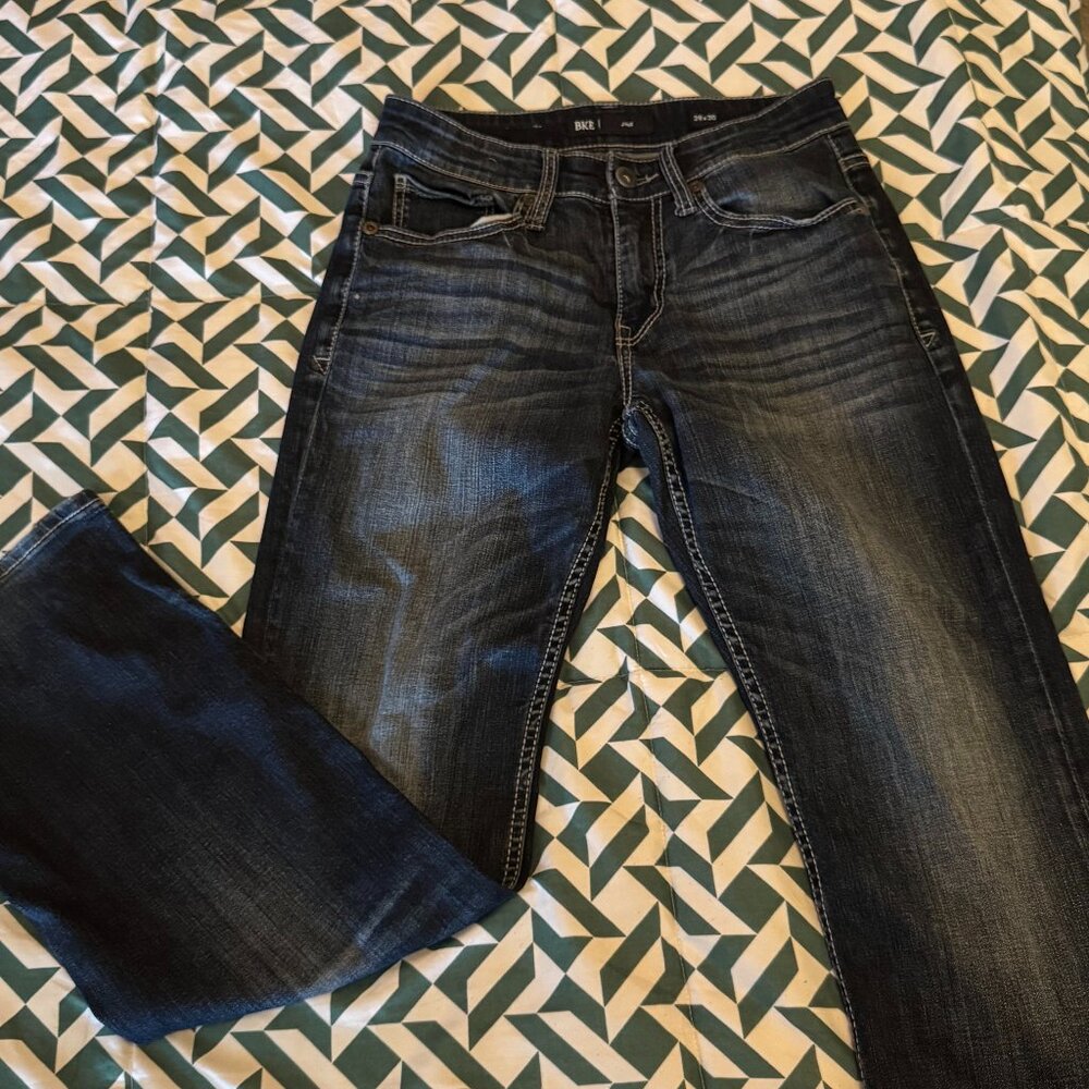 BKE Women's Jeans - SIZE 28x30, Dark Wash Bootcut